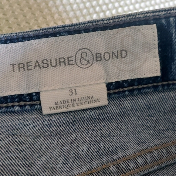 Treasure and Bond Blue Jean Mini Skirt Ladies 31 NWOT - Picture 5 of 6